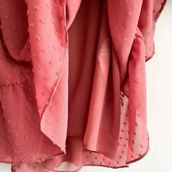 ZARA Swiss Dot Wrap Dress - Picture 9 of 12